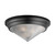 Maxim - 10399PRBK - Three Light Flush Mount - Hargreaves - Black