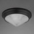 Hargreaves Three Light Flush Mount (10399PRBK)