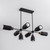 Pompeii Eight Light Pendant (10628LVBK)