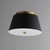 Miles LED Flush Mount (10710WTBKNAB)