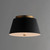 Miles LED Flush Mount (10710WTBKNAB)