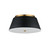 Maxim - 10719WTBKNAB - LED Flush Mount - Miles - Black / Natural Aged Brass