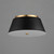 Miles LED Flush Mount (10719WTBKNAB)