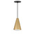 Maxim - 10811SWBKAB - One Light Pendant - Rizzo - Black / Antique Brass