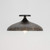 Fleur One Light Flush Mount (10910BKGLD)