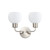 Maxim - 11272SWSN - Two Light Wall Sconce - Coraline - Satin Nickel