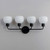 Coraline Four Light Bath Vanity (11274SWBK)