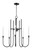 Maxim - 11285BK - Five Light Chandelier - Tux - Black