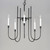 Tux Five Light Chandelier (11285BK)