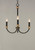 Charlton Three Light Chandelier (11373BKAB)