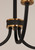Charlton Three Light Chandelier (11373BKAB)