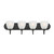 Maxim - 11384FTBK - Four Light Bath Vanity - Axis - Black