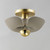 Poppy LED Flush Mount (11390SGSBR)
