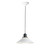 Maxim - 11410BKWT - One Light Pendant - Oslo - Black / White
