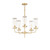 Maxim - 11475CRSBR - Five Light Chandelier - Crosby - Satin Brass