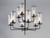 Crosby Nine Light Chandelier (11479CRBK)