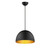 Maxim - 11484BKGLD - One Light Pendant - Tova - Black / Gold