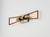 Wings Two Light Wall Sconce (11652BKSBR)