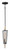 Maxim - 11653BKSBR - One Light Pendant - Wings - Black / Satin Brass