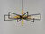 Wings Six Light Chandelier (11656BKSBR)