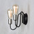 Haven Two Light Wall Sconce (11739BKSN)