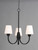 Shelter Three Light Chandelier (11823SWBK)