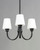 Shelter Three Light Chandelier (11823SWBK)
