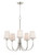 Maxim - 11825SWSN - Five Light Chandelier - Shelter - Satin Nickel