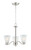 Maxim - 12073FTSN - Three Light Chandelier - Vital - Satin Nickel