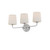Maxim - 12093SWSN - Three Light Bath Vanity - Bristol - Satin Nickel