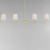 Bristol Four Light Linear Chandelier (12097SWSBR)