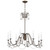 Maxim - 12168CHB/CRY - Eight Light Chandelier - Plumette - Chestnut Bronze