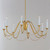 Plumette Eight Light Chandelier (12168GL)