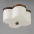 Clover Two Light Flush Mount (12240WTANB)