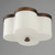 Clover Two Light Flush Mount (12240WTANB)