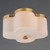 Clover Two Light Flush Mount (12240WTNAB)