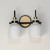 Milk Two Light Bath Vanity (12332WTBKSBR)