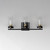 Pinn Three Light Bath Vanity (12403CLBKSBR)