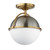 Duke One Light Semi Flush Mount (12410SWSNSBR)