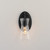 Ava One Light Wall Sconce (12481CLBK)