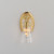 Ava One Light Wall Sconce (12481CLNAB)