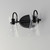 Ava Two Light Bath Vanity (12482CLBK)