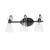 Maxim - 12483CLBK - Three Light Bath Vanity - Ava - Black