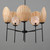 Maldives Five Light Chandelier (12605NABK)