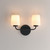 Durham Two Light Wall Sconce (12692WTBK)