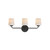 Maxim - 12693WTBK - Three Light Bath Vanity - Durham - Black