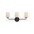 Maxim - 12693WTBK - Three Light Bath Vanity - Durham - Black