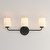 Durham Three Light Bath Vanity (12693WTBK)