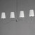 Durham Four Light Linear Chandelier (12697WTPC)