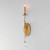 Eden One Light Wall Sconce (12741CHGL)